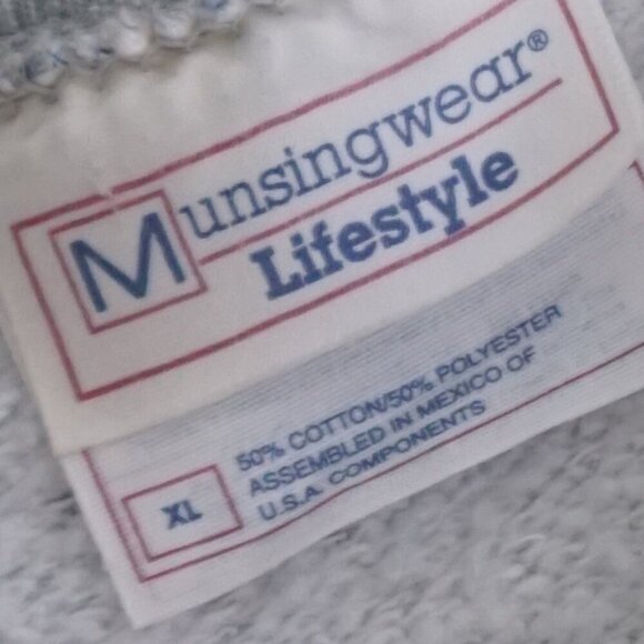 Vintage '90S Munsingwear Lifestyle Ocean Yacht Boat Crewneck Sweater XL - Picture 10 of 10